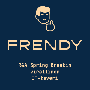 Frendy, R&A Spring Breakin virallinen IT-kaveri